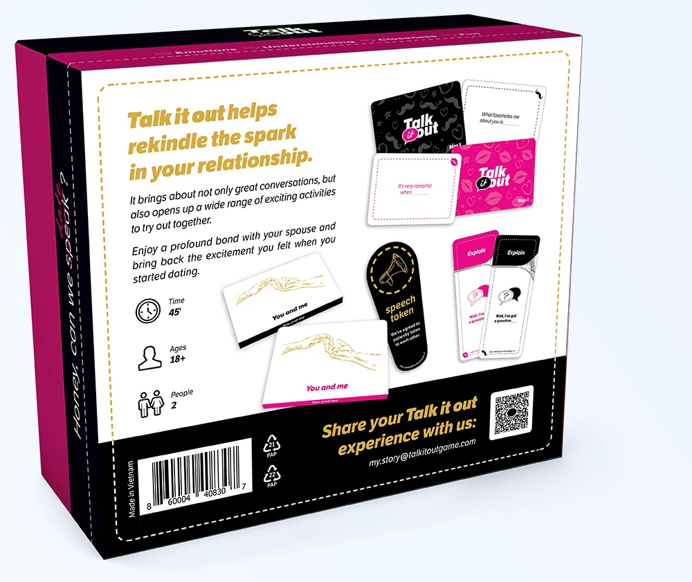 The bottom view of the game box